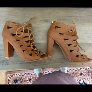 Lace up heels